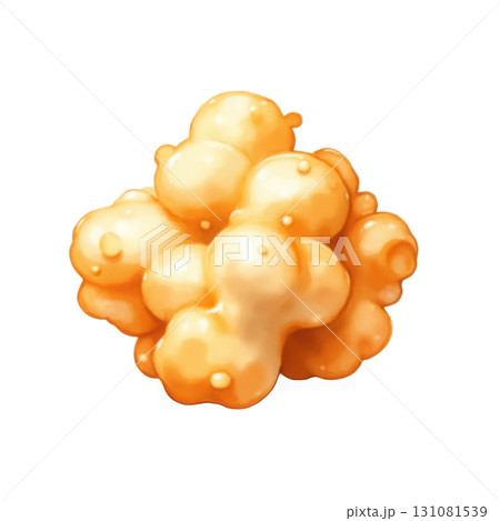 Stylized Orange Blob Cluster with Glossy Surface Detail for Graphic Design Stylized Orange Blob Cluster with Glossy Surface Detail for Graphic Design 131081539