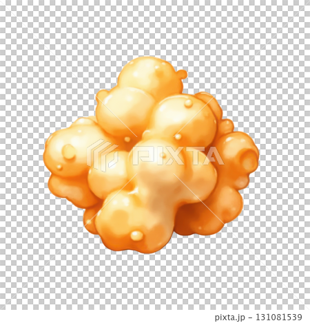 Stylized Orange Blob Cluster with Glossy Surface Detail for Graphic Design Stylized Orange Blob Cluster with Glossy Surface Detail for Graphic Design 131081539