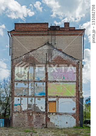 Place of destroyed annexe to the brick house 131082708