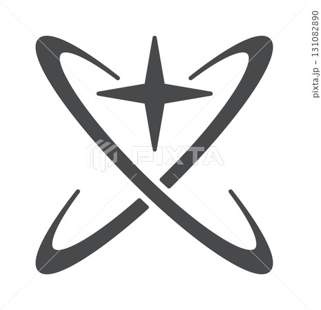 Cosmic spiral graphic y2k element 131082890