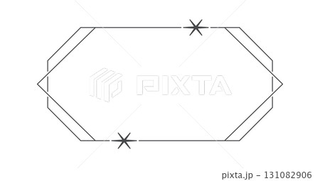 Simple linear frame futuristic galaxy 131082906