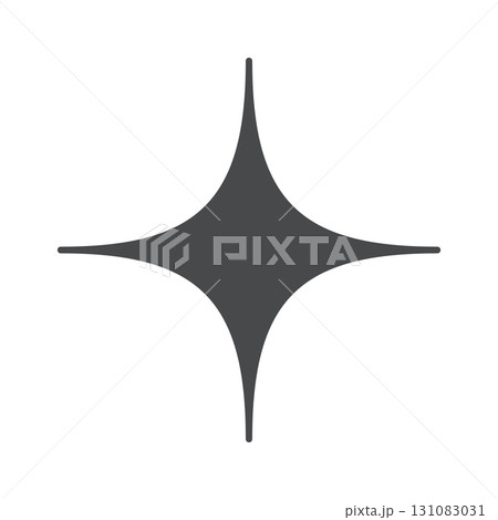 Blinking star minimal design element 131083031