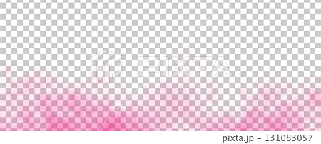 Rare dark pink or magenta smoke cloud isolated on transparent background template mockup for futuristic atmosphere projects 131083057