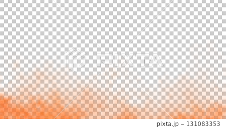 Orange smoke cloud isolated on transparent background template mockup for fire ash explosion cinematic atmosphere Orange smoke cloud isolated on transparent background template mockup for fire ash explosion cinematic atmosphere 131083353