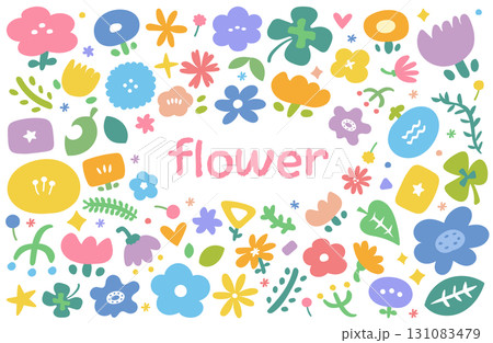 お花のイラストセット 131083479
