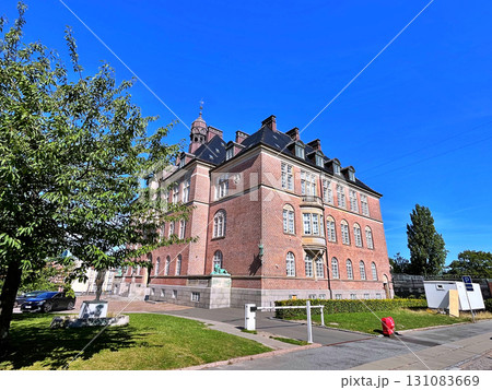 Courthouse. Beautiful buildings in the historic center of the city - Aarhus Courthouse. Beautiful buildings in the historic center of the city - Aarhus 131083669