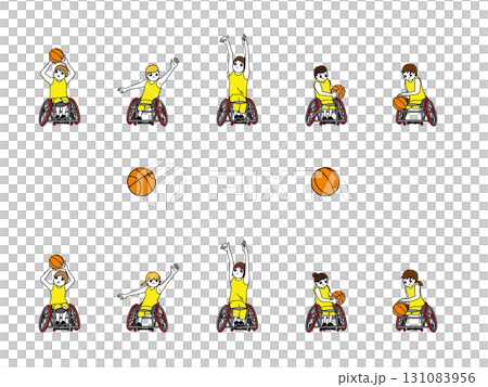 男女輪椅籃球黃色制服套裝 男女輪椅籃球黃色制服套裝 131083956