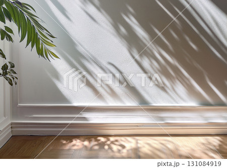 White Wall Texture with Tree Shadows White Wall Texture with Tree Shadows 131084919