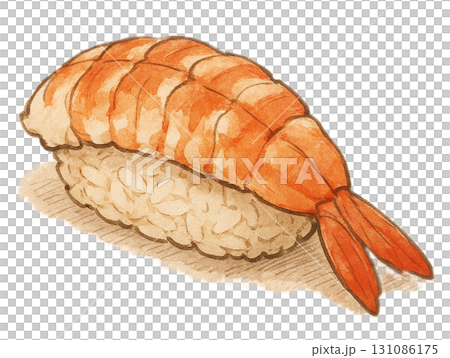 蝦握壽司插圖 131086175