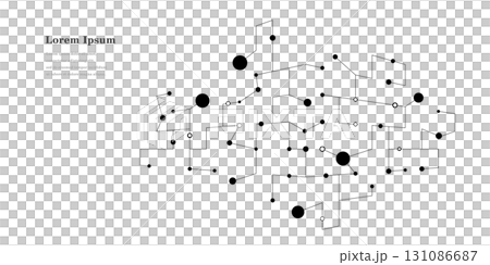 geometry abstract rectangle circuit science background transparent 131086687