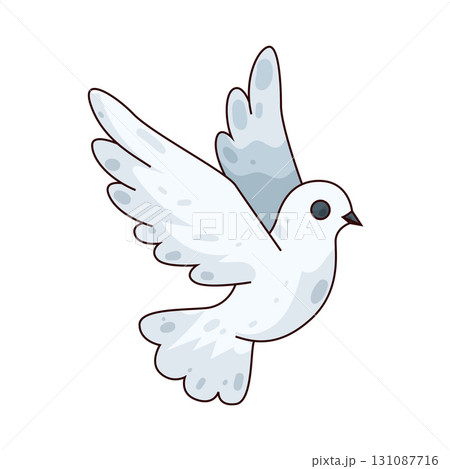 illustration of dove 131087716