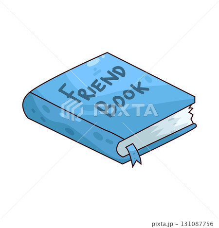 illustration of friend book illustration of friend book 131087756