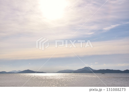 六島からの瀬戸内海　岡山 131088273