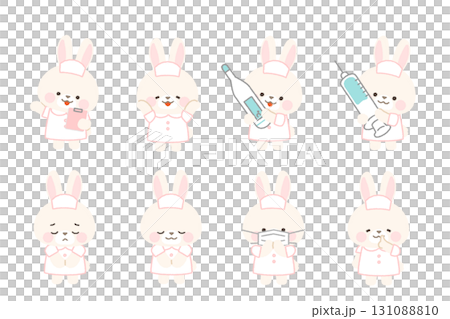 白兔護理師姿勢組 1 131088810