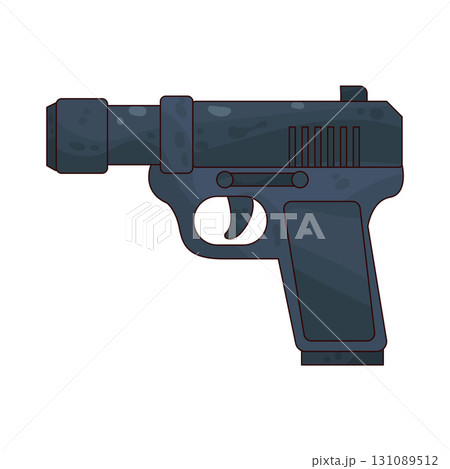 illustration of flare gun 131089512
