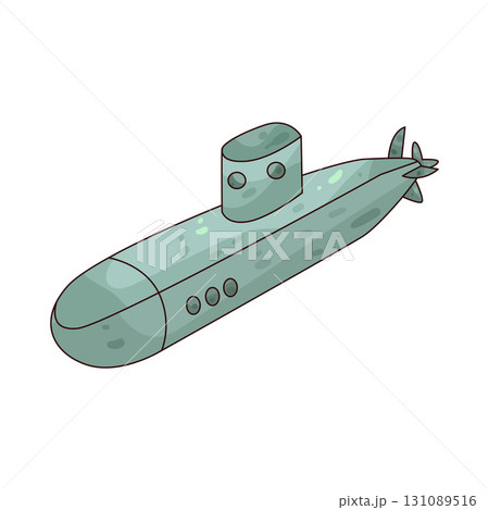 illustration of military submarine illustration of military submarine 131089516