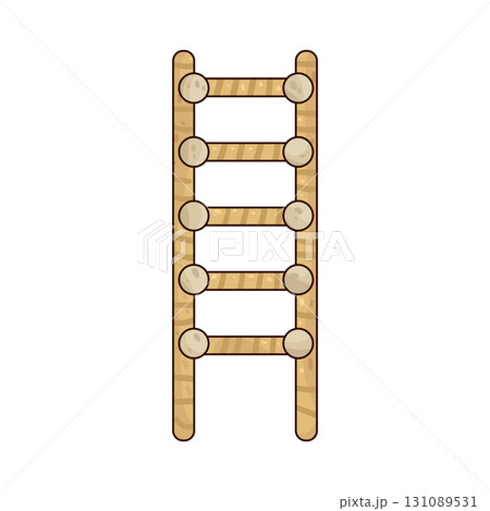 illustration of Rope Ladder illustration of Rope Ladder 131089531