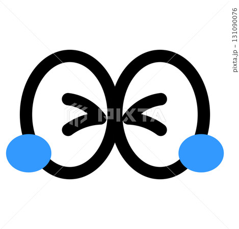 涙を浮かべた目のアイコン 涙を浮かべた目のアイコン 131090076