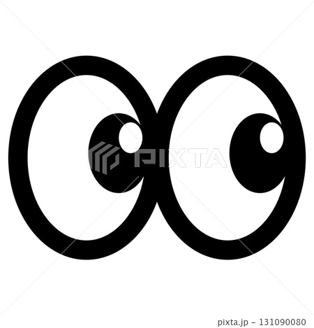 黒い目のアイコン 131090080