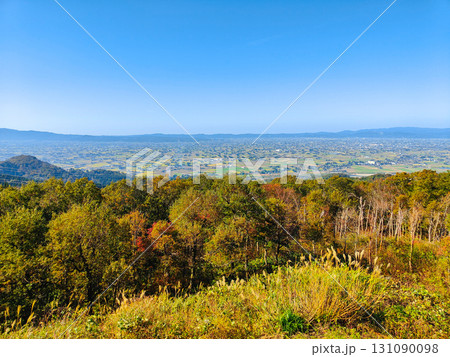 散居村展望広場から砺波平野の眺め 散居村展望広場から砺波平野の眺め 131090098
