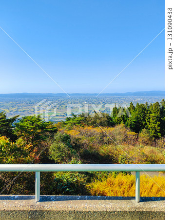 散居村展望台から砺波平野の眺め 散居村展望台から砺波平野の眺め 131090438