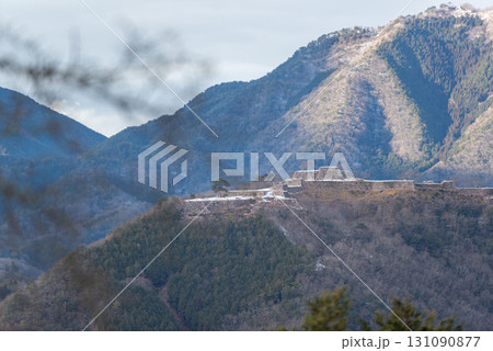 兵庫県 夕方の立雲峡から見た竹田城跡 兵庫県 夕方の立雲峡から見た竹田城跡 131090877