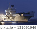 東京国際クルーズターミナルに停泊中のイギリス空母プリンス・オブ・ウェールズ 131091946
