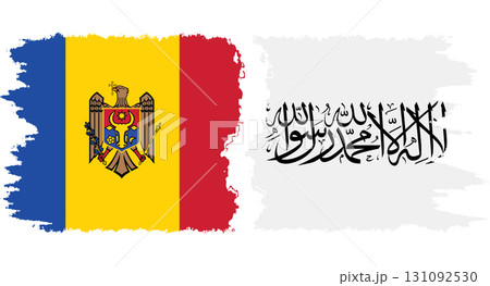 Afghanistan and Moldova grunge flags connection vector Afghanistan and Moldova grunge flags connection vector 131092530