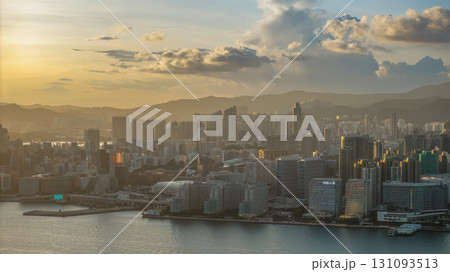 Aug 1 2025 Vibrant Urban Landscape of Hung Hom Hong Kong 131093513