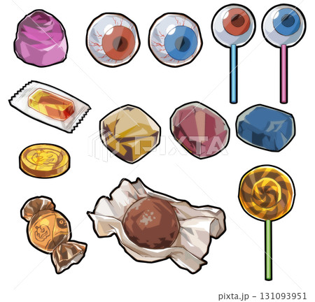 ハロウィンのキャンディー ハロウィンのキャンディー 131093951