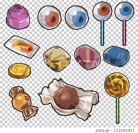 ハロウィンのキャンディー ハロウィンのキャンディー 131093951