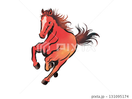 馬イラスト25 131095174