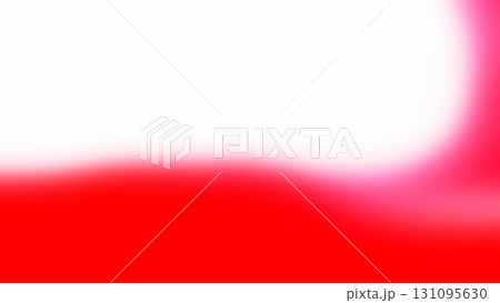 Abstract minimal gradient artwork featuring smooth transitions from red to pink and white. Modern and vibrant composition, ideal for backgrounds 131095630