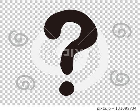問號和圓圈（向量） 131095734