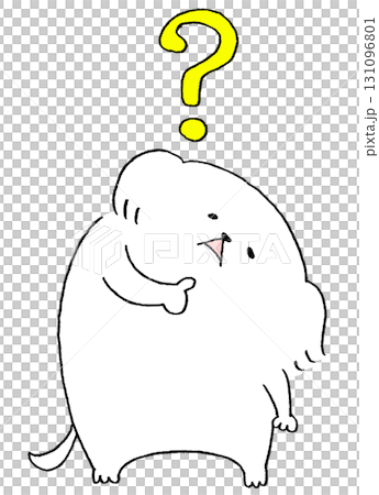 A dog tilting its head and thinking 131096801