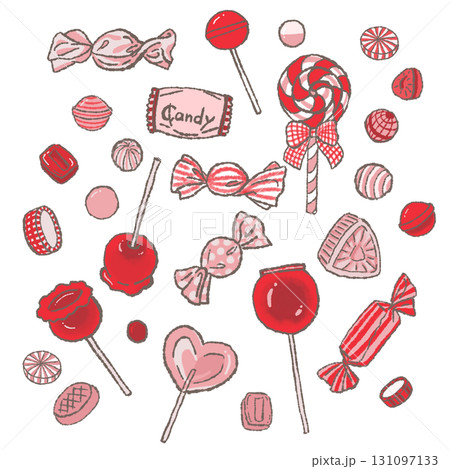 苺がのったショートケーキのイラスト 131097133