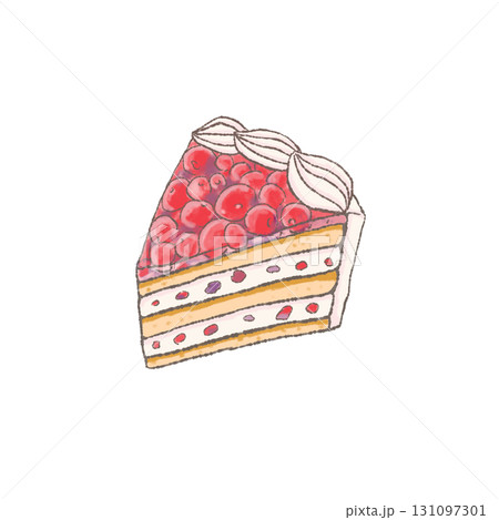 カラフルなキャンディーのイラスト　線画 131097301