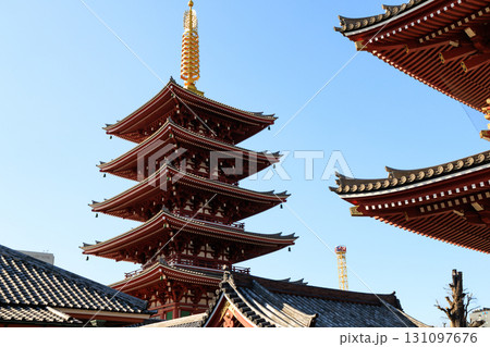 東京都 浅草寺の五重塔 東京都 浅草寺の五重塔 131097676
