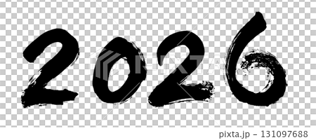 Letters 2026 calligraphy New Year's handwriting Letters 2026 calligraphy New Year's handwriting 131097688