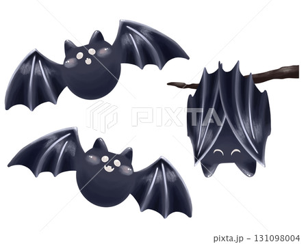 飛ぶコウモリと眠るコウモリのセット 飛ぶコウモリと眠るコウモリのセット 131098004