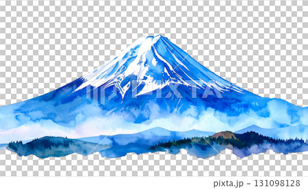 富士山のイラスト素材 131098128
