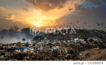 《AI画像》広大なゴミ捨て場 《AI画像》広大なゴミ捨て場 131098854
