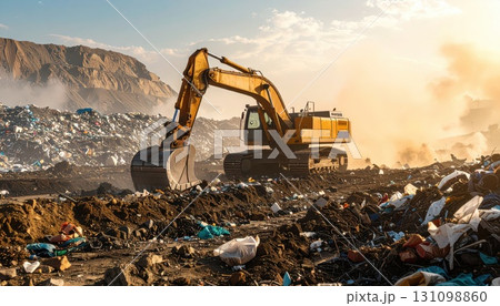 《AI画像》広大なゴミ捨て場 《AI画像》広大なゴミ捨て場 131098860