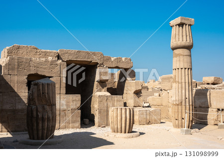 Ancient ruins of Karnak Temple in Luxor, Egypt 131098999
