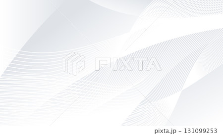 white and grey background with abstract curve shape and lines  131099253
