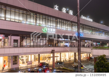 《埼玉県》大宮駅前・都市夜景 131099495