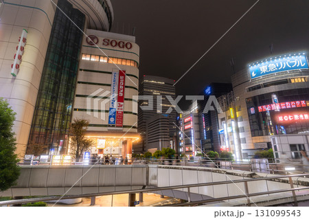 《埼玉県》大宮駅前・都市夜景 131099543