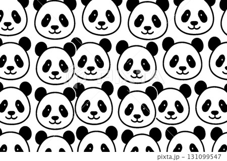 パンダの顔 131099547
