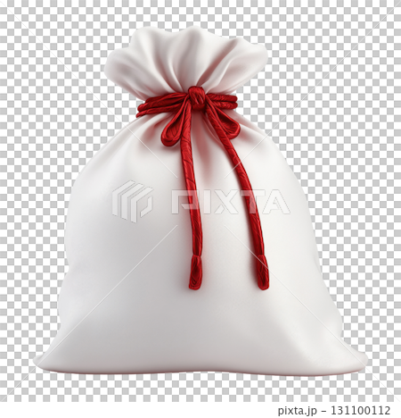 White Gift Pouch Red Ribbon White Gift Pouch Red Ribbon 131100112