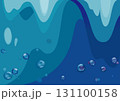 水中と泡のイラスト 131100158